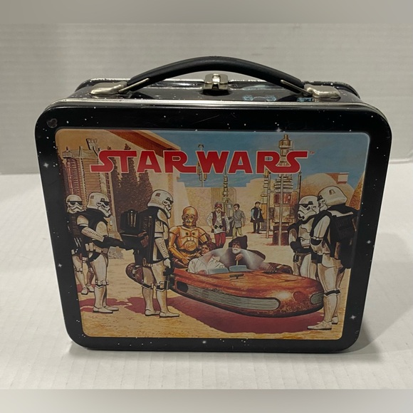 Star Wars lot of 8 mini lunch box w/ key chains vintage - Picture 2 of 16